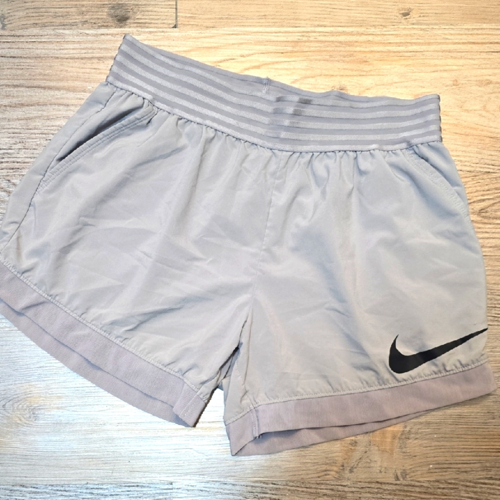 Nike Gray Athletic Shorts Lightweight Performance
